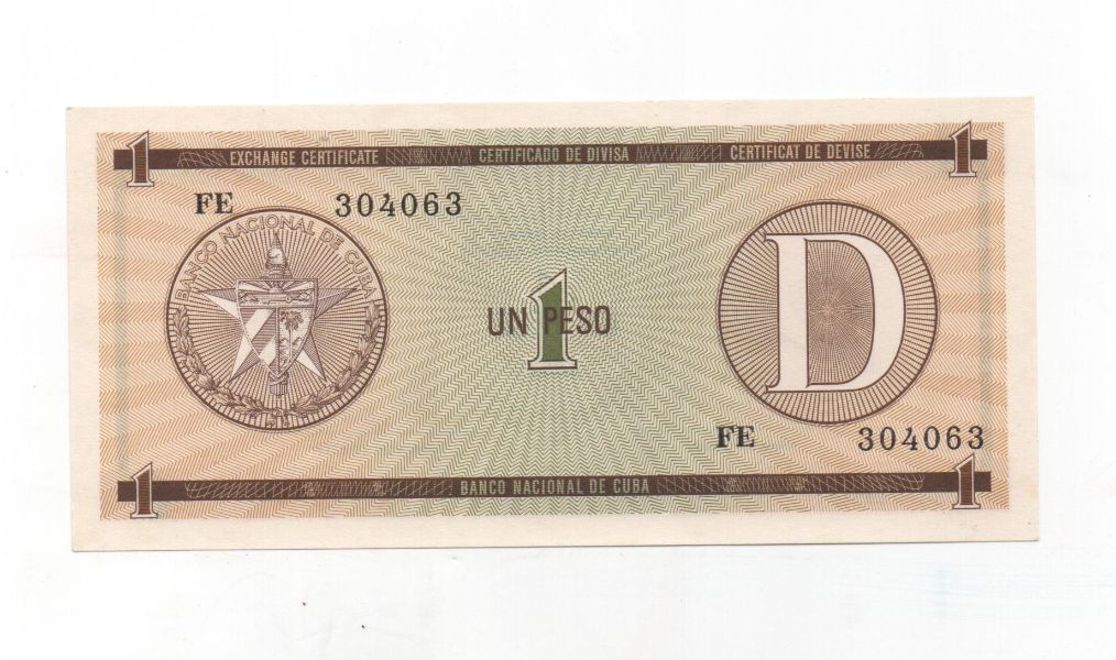 CUBA DEL AÑO 1985 DE 1 PESO